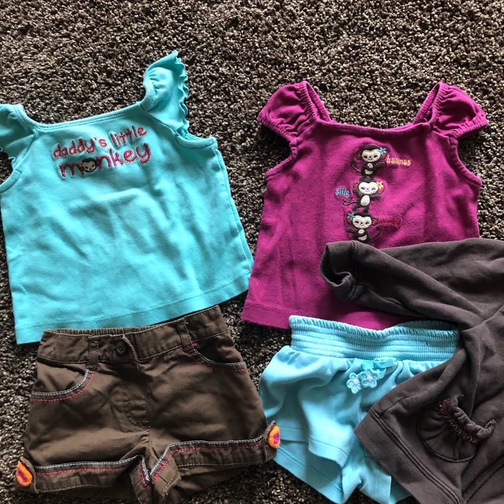 Gymboree monkey bundle size 6-12 months - Picture 3 of 4